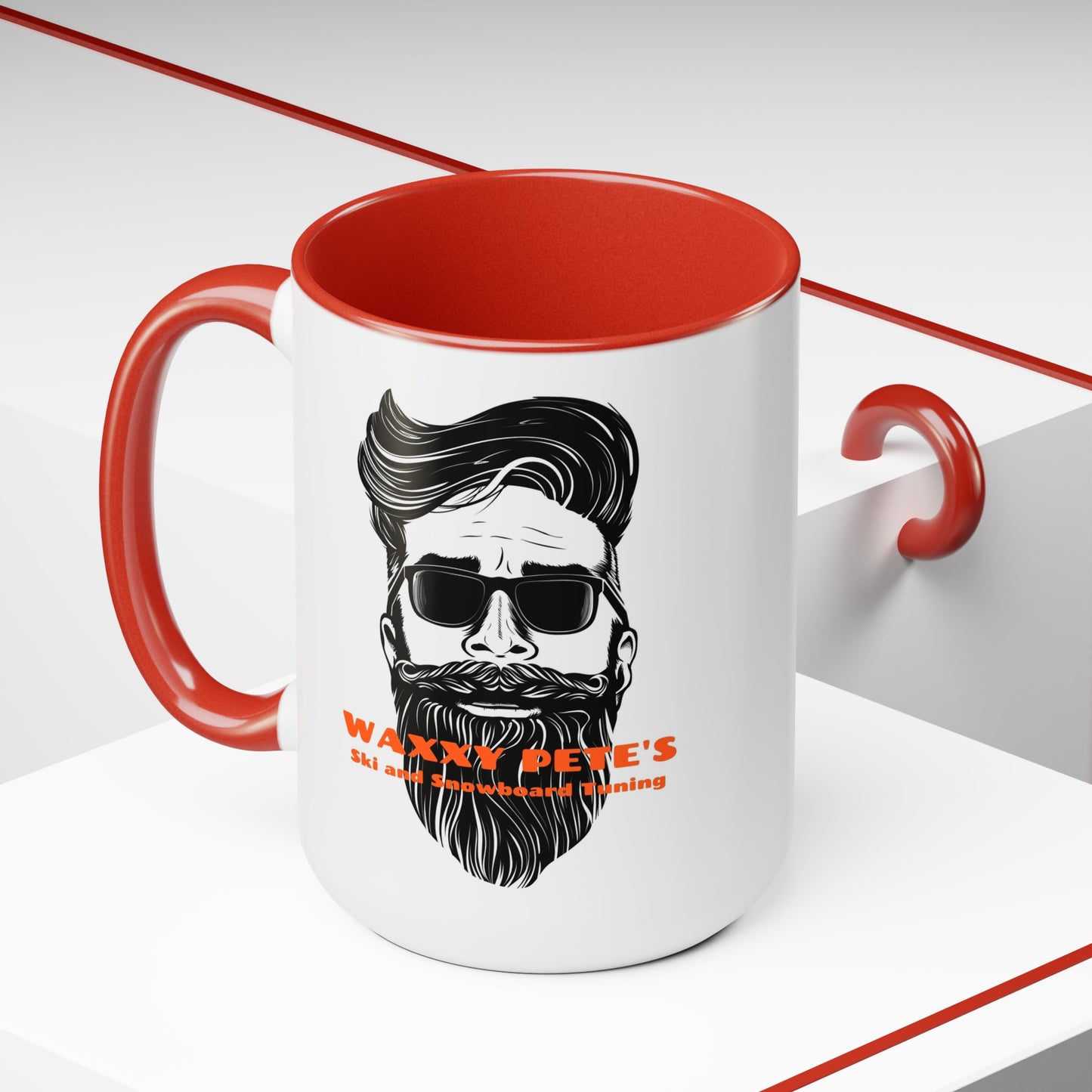 Two-Tone Coffee Mugs, 15oz