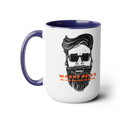 Two-Tone Coffee Mugs, 15oz