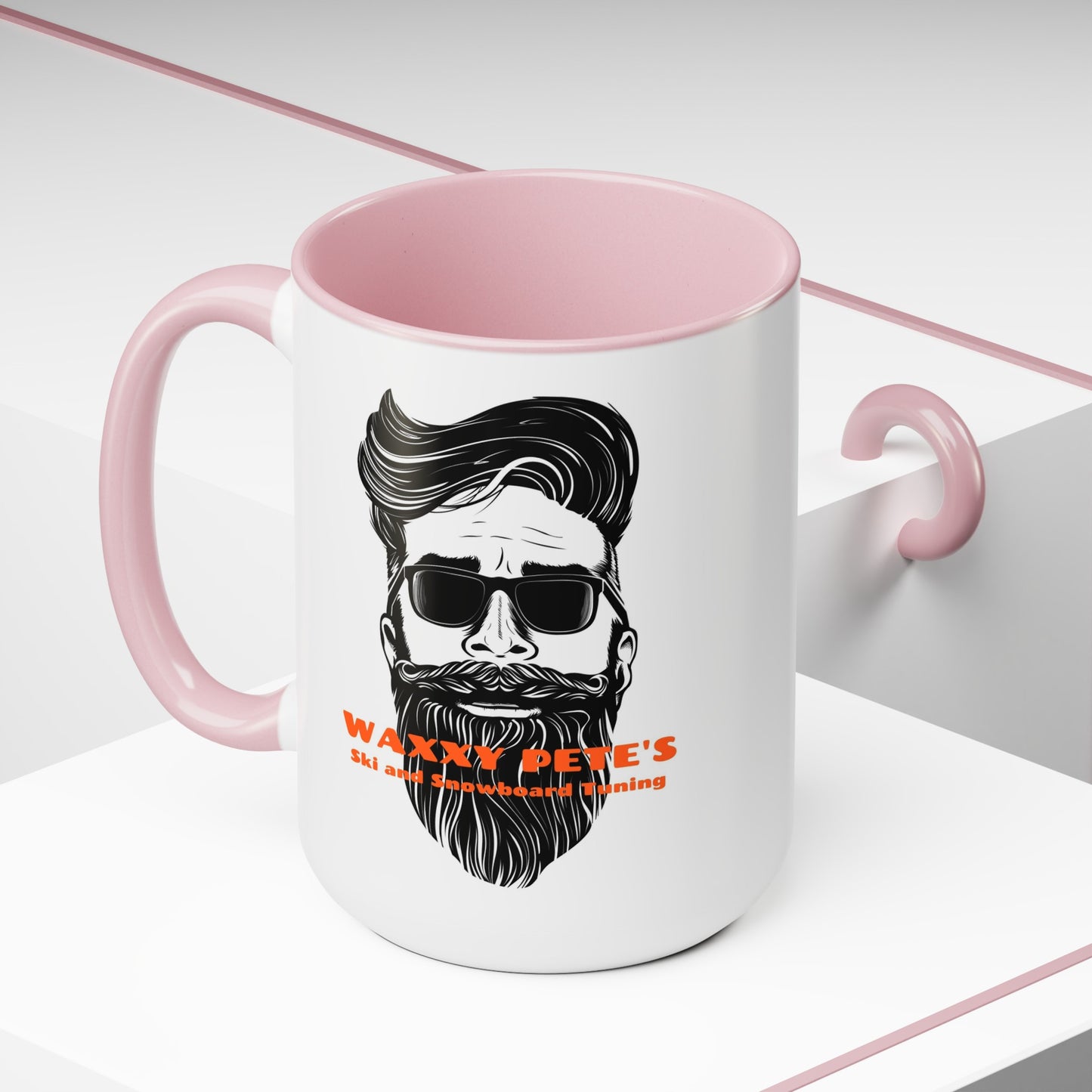 Two-Tone Coffee Mugs, 15oz