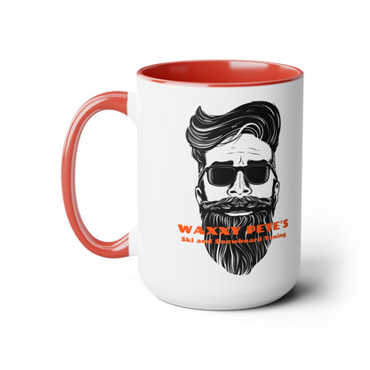 Two-Tone Coffee Mugs, 15oz