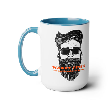 Two-Tone Coffee Mugs, 15oz